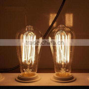 Antique vintage Edison filament bulbs 40W/60W