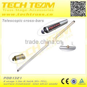 Steel Slotted Post Insert Curtain Pipe Pipe And Drape For Wedding PDP503 photo-3