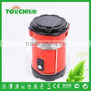 ABS Plastic LED Camping Lights for AA Battery Professional Portable Lighting Solar Rechargeable LED Camp Lamp With Charger photo-4