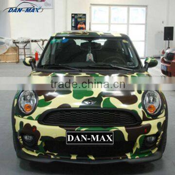 Fashion Auto Body Parts Styling Good Waterproof Self Adhesive Camouflage Car Wrapping Film Camo