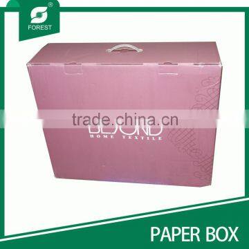 HANDLE CARTON FOR HOME TEXTILE WITH MATT LAMINATION SURFACE photo-6