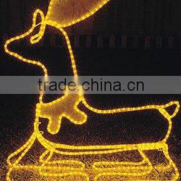 christmas deer shape LED light