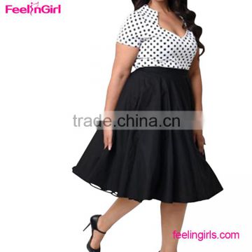 V-neck Black Sexy Plus Size Dresses XXXL