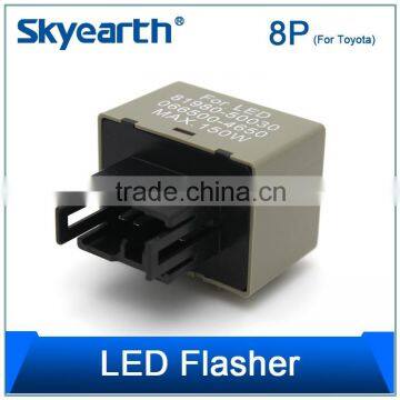 Factory Promotion 12V Car LED Flasher Raly, LED Warning Canceller Auto Parts For Toyota LED Flasher 8P photo-4