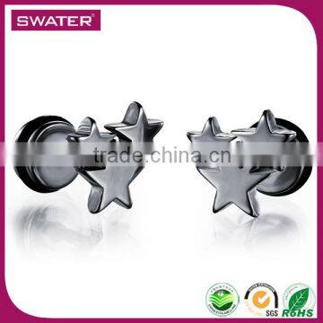 Fashion Jewelry And Accessories Three Star Gold European Style Earrings photo-2