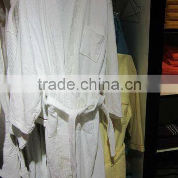 100%cotton bath towel robe for men