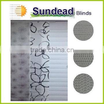 panel track blinds decorative modern room dividers simple clean appearance home decor solution Living Room blinds