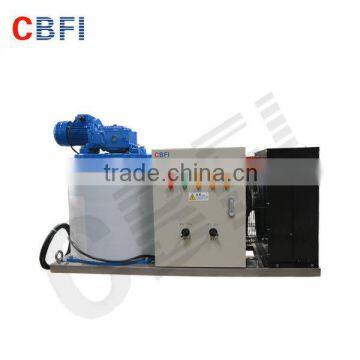 Fish Equipment Flake Ice Machine with Water cooled Evaporator