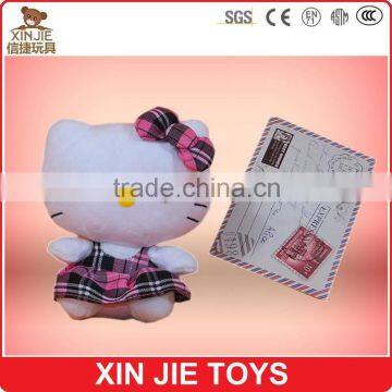 customize plush hello kitty keychain nice design plush hello kitty toy mini soft hello kitty toy