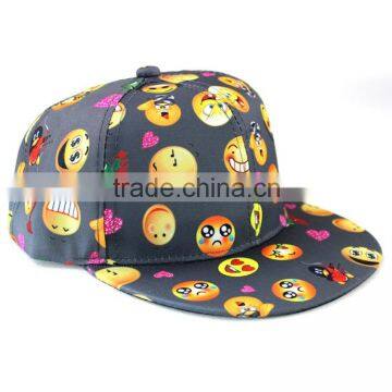Fashion Cotton Emoji Style Baseball Hats Kids Emoji Cap Kids Emoji Hat photo-3