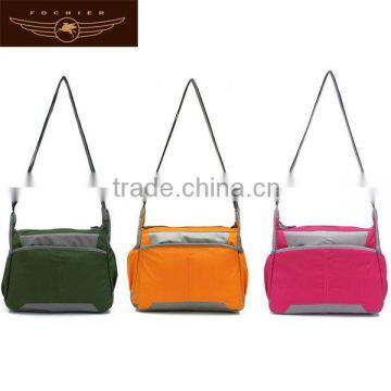 woman trendy messenger bag