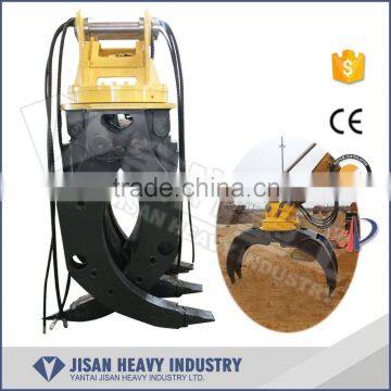 DLK grapple 360 degree rotating rock grab for CAT330, DH300 excavator