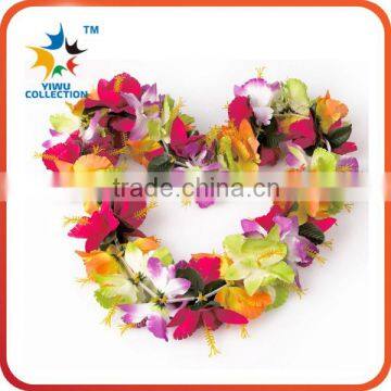 funny polyester necklace flower lei