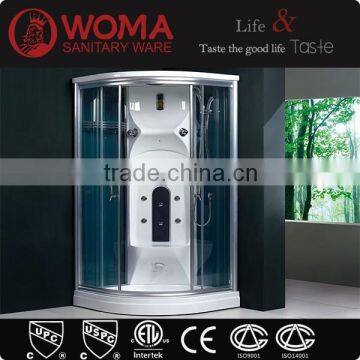 2016 new pattern corner acrylic high end steam room