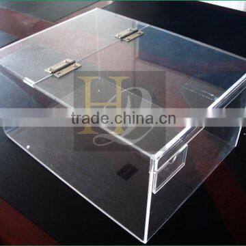 clear acrylic candy storage containers, food safe acrylic candy dispenser box                        
                                                Quality Choice