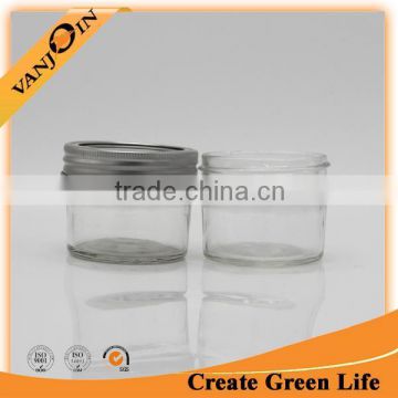 Disposable Mason Glass Jar With Lids For Canned Food 4oz