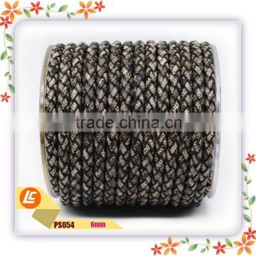 Handmade Braided Genuine Leather Rope 5mm for Leather Jewelry Making