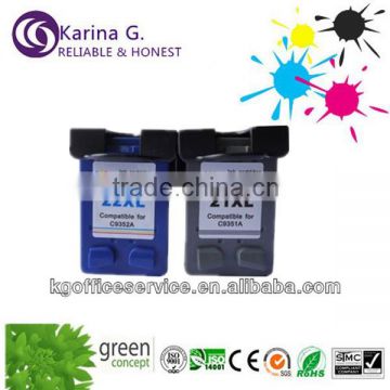 printer ink cartridge for HP21XL 22XL ,fast delivery