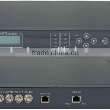 asi ip spts iptv gateway (8ASI-to-64SPTS IP,multicast,only work with Gigabit port)