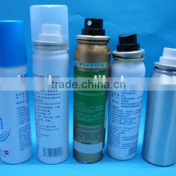 aluminium Aerosol bottle, small aerosol valve bottle