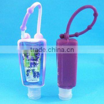 29/30ml waterless alcohol gel antibacterial hand sanitizer bottle silicone pocketbac holders