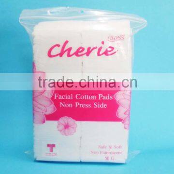 Cotton pad non press sides 50g.zip bag