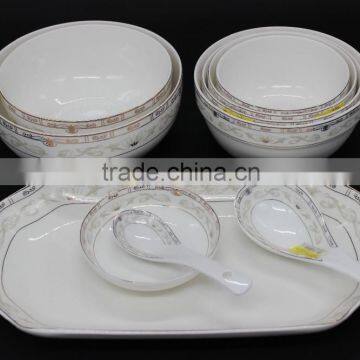 2016 Foreign ceramic tableware new bone china dish soup plate bowls royal