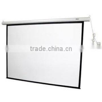 HD 3D Home Cinema Motorized Projector Screen/Electric Projection Screen With RF Remote Control