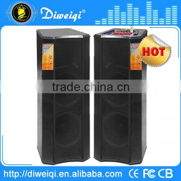 Elegant 2.0 ch stage professional speaker with dj mixer