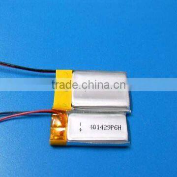 3.7V180mAh lipo battery for bluetooth headset battery