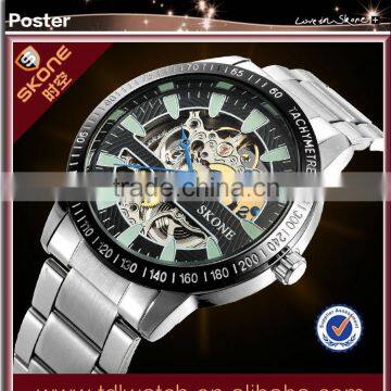 SKONE S80010 Skeleton Automatic Mechanical Watches Wholesale