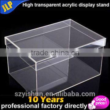 customized clear acrylic shoe box