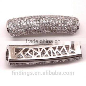 BJ4711 micro pave diamonds,brass beads jewelry,high quality cz jewellery,Cubic Zirconia jewelry finding