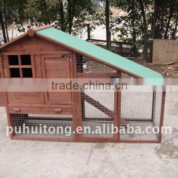 outdoor wooden chicken coop