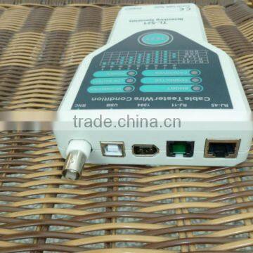 lan tester for RJ45(UTP/STP), for RJ45 RJ11 USB BNC 1394 cable tester RJ45 network multi-modular lan tester