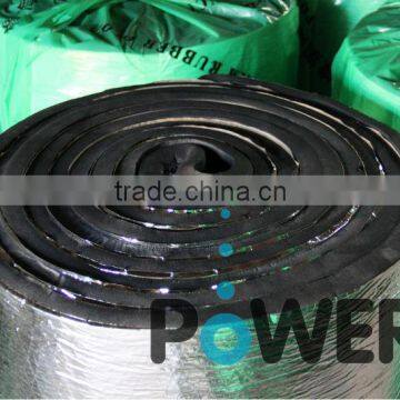 high quality low density sponge rubber roll with aluminum foil made in china