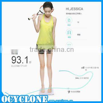 New Product Xiaomi MI Smart Weighing Scale Bluetooth Support Android 4.4 IOS Scale In Stock