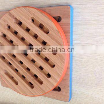 Bamboo wooden restaurant fancy cup table mats