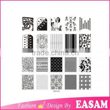 big beach design nail art stamp plate,lace nail art plate for stamping nail art