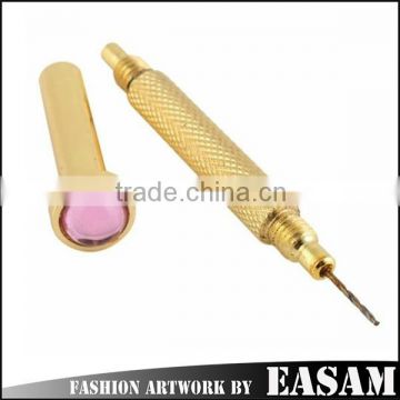 Nail Art Piercing Hand Drill for Dangles Acrylic Nail Tips