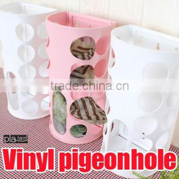 Plastic bag storage Box / Poly ban utility Box / White, Pink 2 Colors / 16cm*12.5cm*33cm