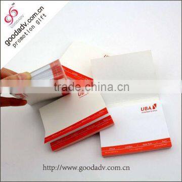 Eco-friendly various design advertising paper custom memo pad