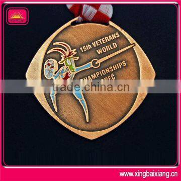 China factor price Stamping copper customize fencing medal