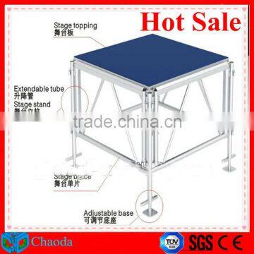 2014 hot sale 1.22*1.22M or 1.22*2.44M CE ,TUV and SGS cetificited decorating ideas stage