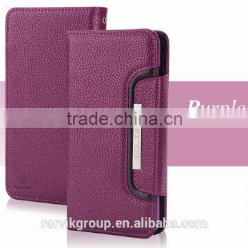 2 in 1 Wallet style leather cellphone case For iPhone 6 plus with stand cover