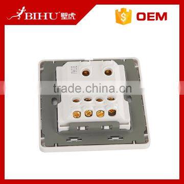 High Quality Pure White BIHU Flat Face Panel Remote Control Push Button Smart Switch photo-5