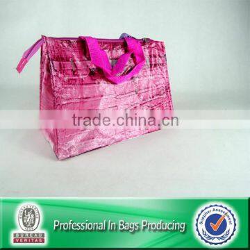 Custom Cheap Recyclable Bopp Laminated Zipper Woven Bag