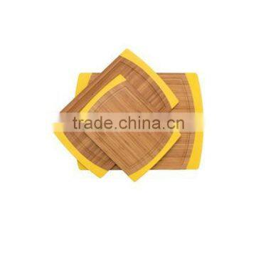 Colorful bamboo cutting board set series