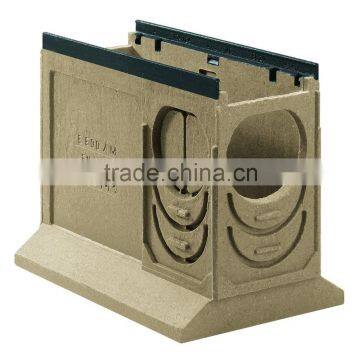 Polymer Concrete sump cast iron drain sump