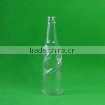 Argopackaging 500ml fancy glass liquor bottle sale